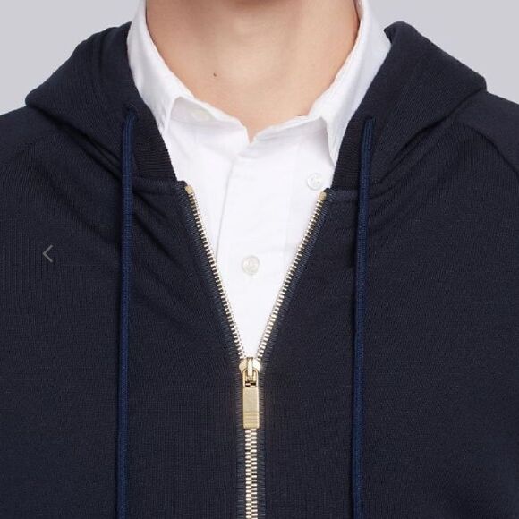 THOM BROWNE Double zip-up hoodie - Picture 6 of 14